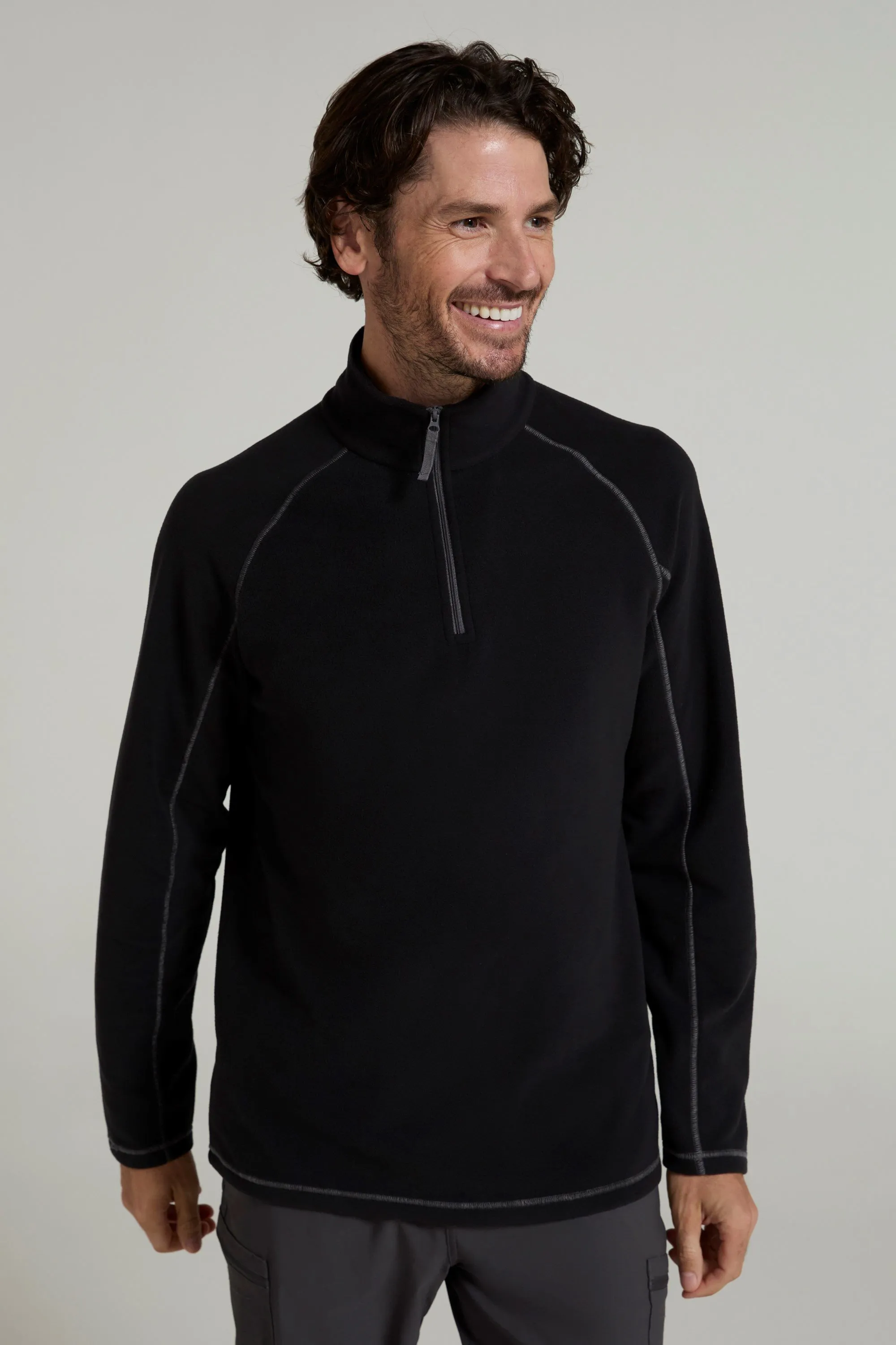 Ashbourne II Forro polar con media cremallera, de hombre