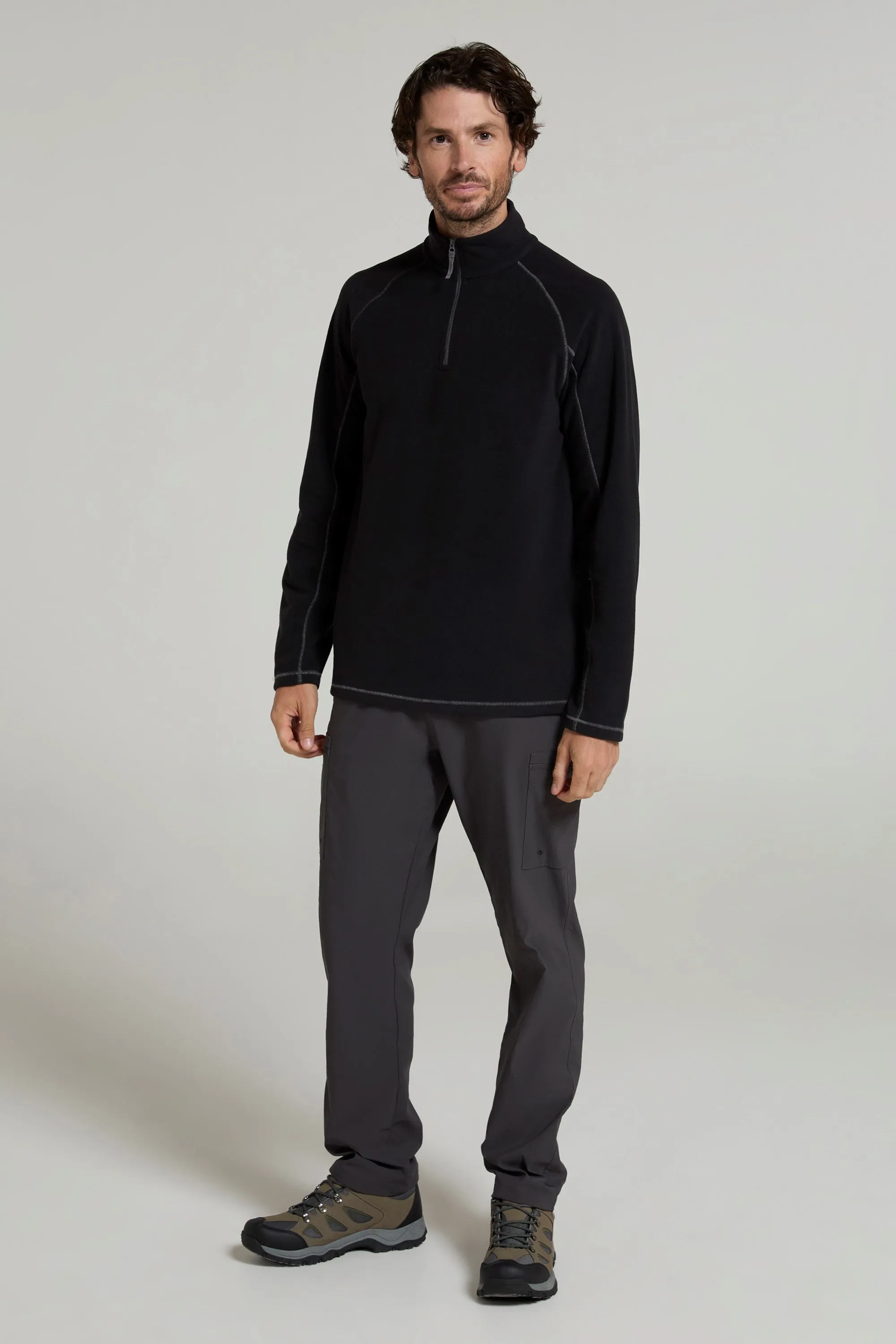 Ashbourne II Forro polar con media cremallera, de hombre
