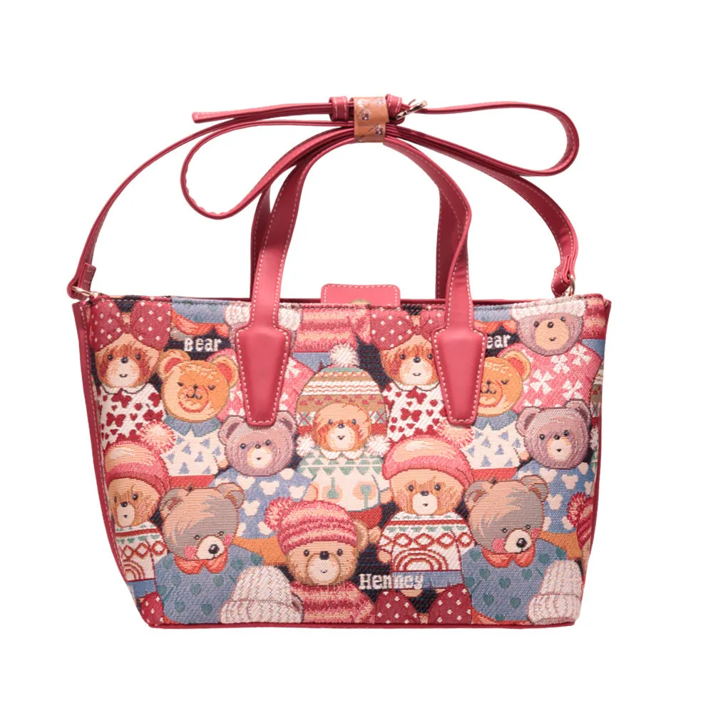 Bolsa de mano con correa Henney Bear H-898