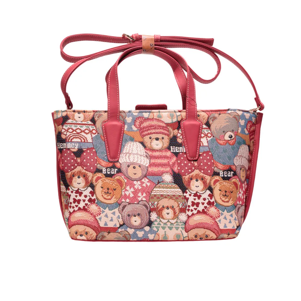 Bolsa de mano con correa Henney Bear H-898