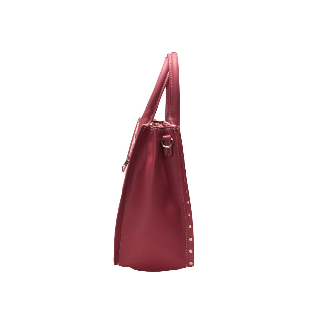 Bolsa de mano con estoperoles al frente Henney Bear H-488