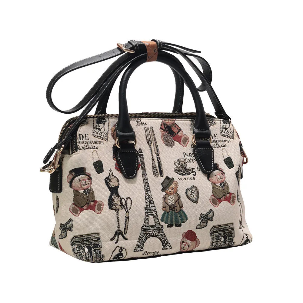 Bolsa de mano jaquard Henney Bear H-006
