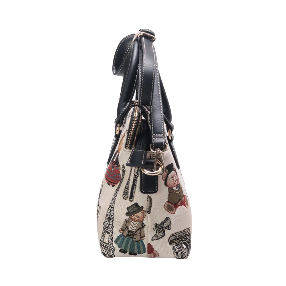Bolsa de mano jaquard Henney Bear H-006