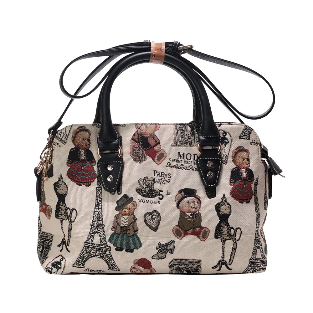 Bolsa de mano jaquard Henney Bear H-006