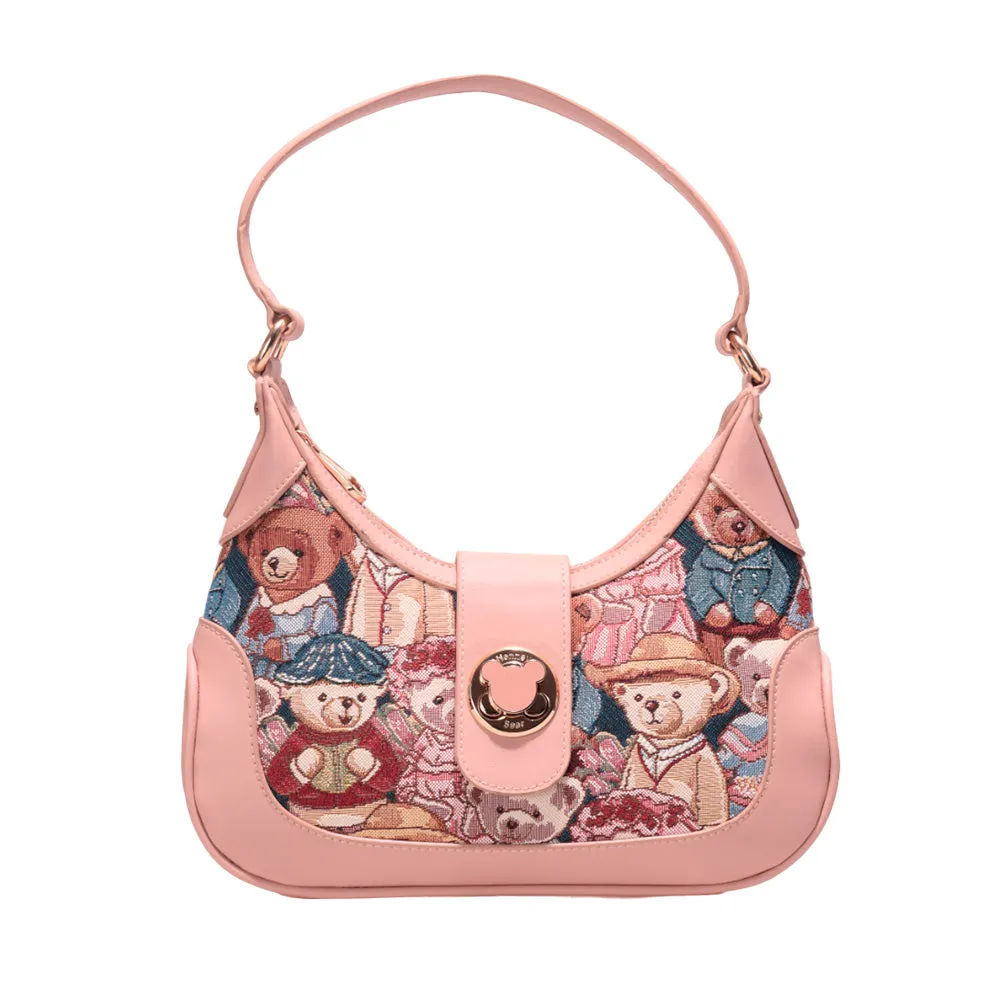 Bolsa de Mano Tipo Hobo Henney Bear H-928