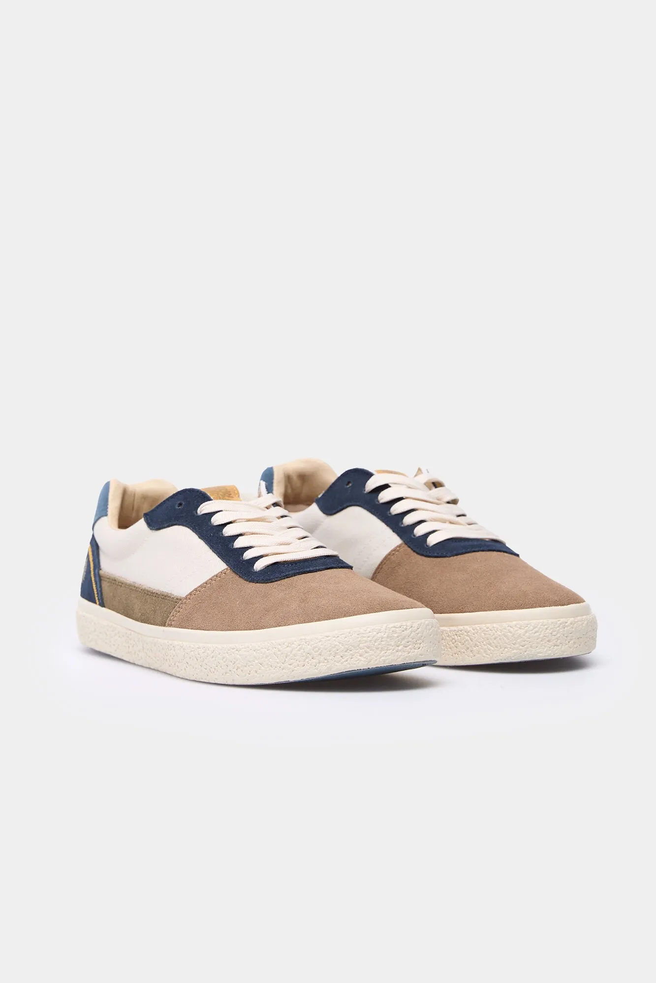 Springfield Zapatilla piel multicolor